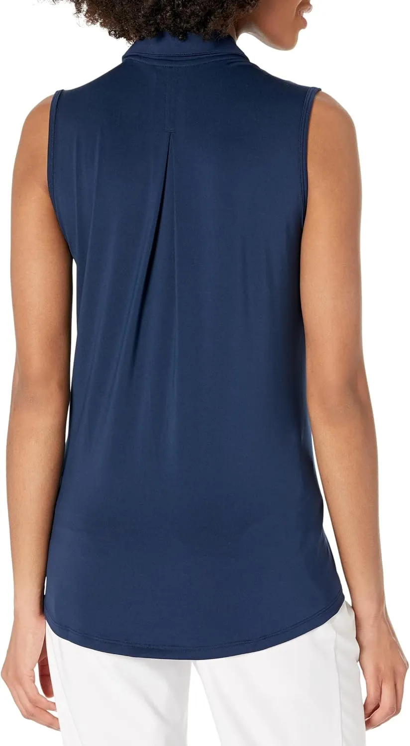adidas Women's Ultimate365 Solid Sleeveless Golf Polo Shirt