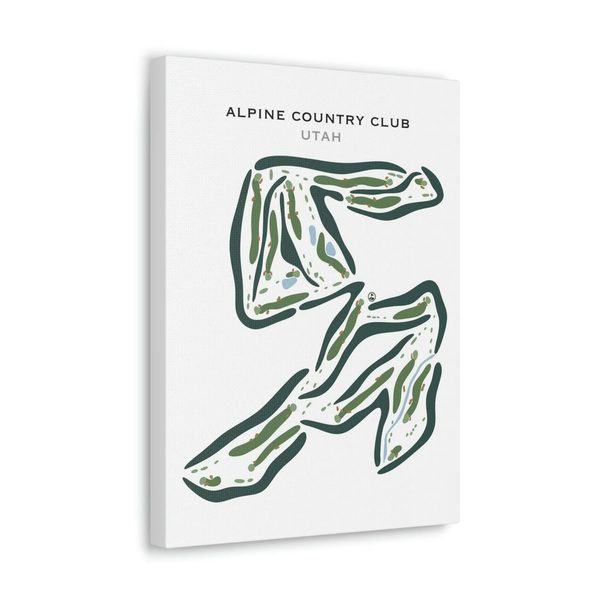 Alpine Country Club, Highland Utah - Printed Golf Courses