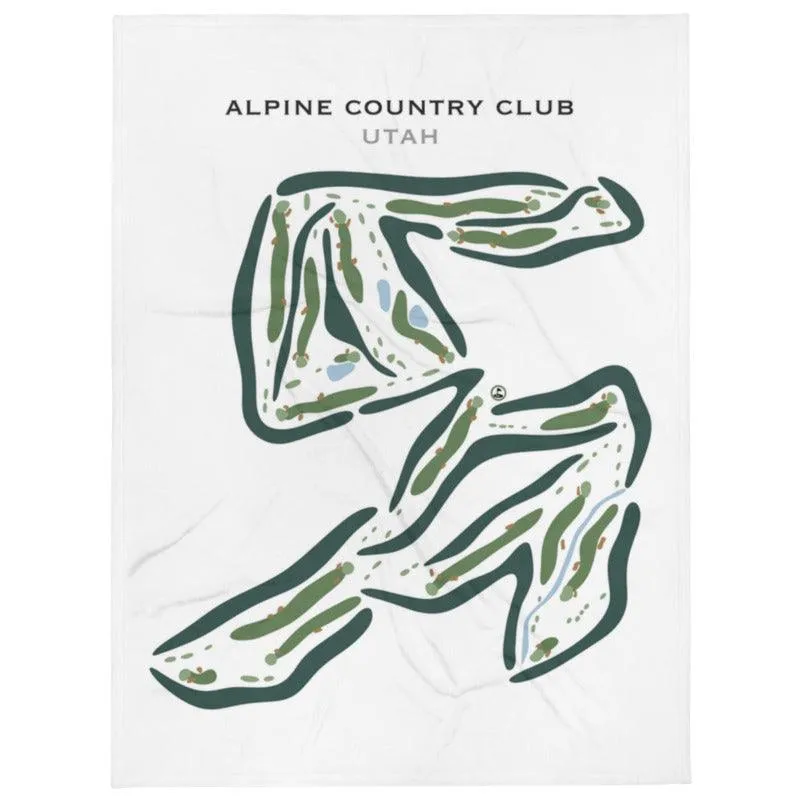 Alpine Country Club, Highland Utah - Printed Golf Courses