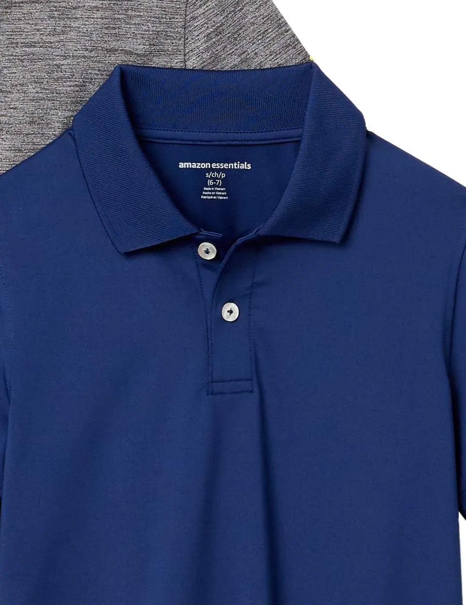 Amazon Essentials Boys and Toddlers' Active Performance Polo Shirts, Pack of 2