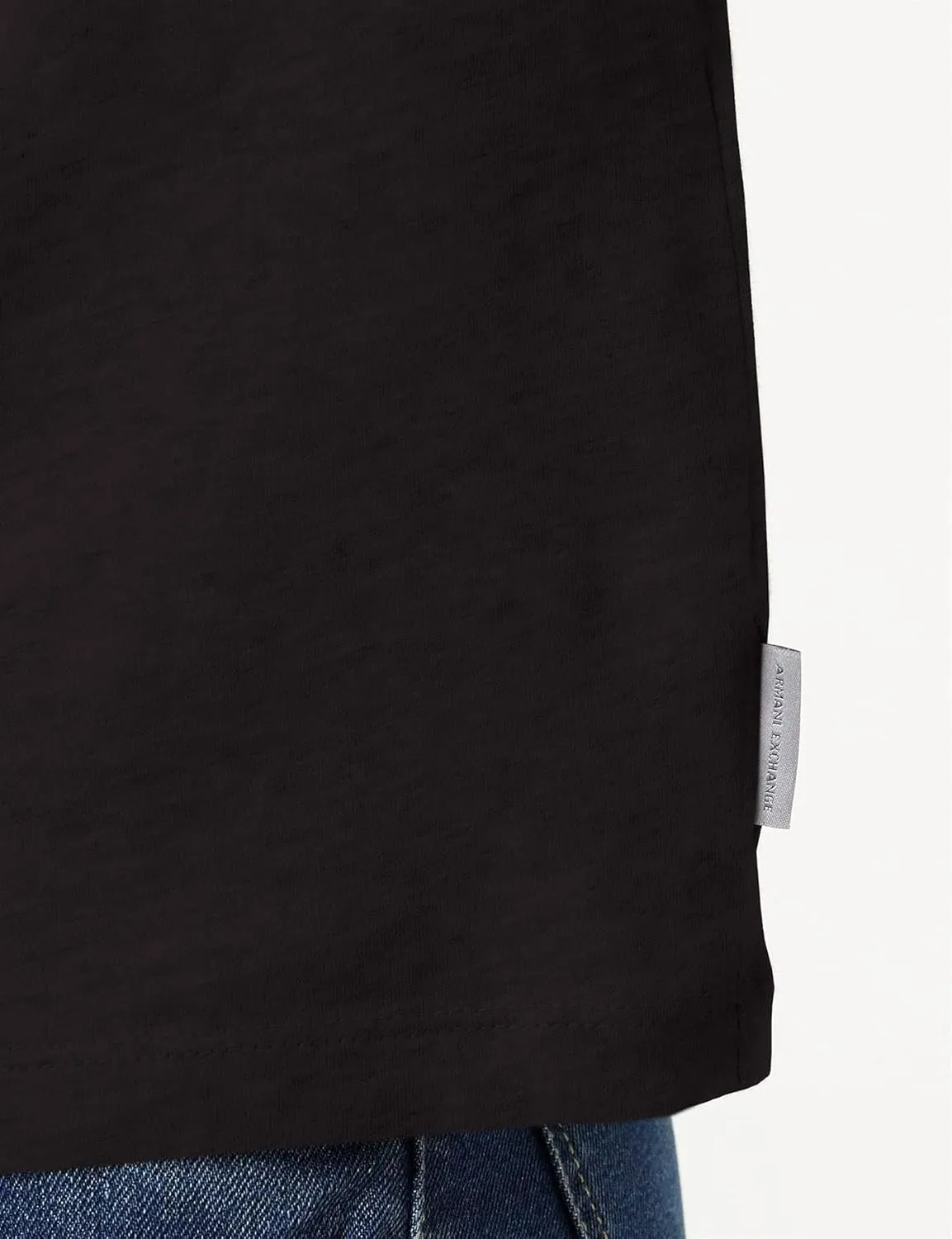 Armani Exchange Men's Short Sleeve Contrast Logo Jersey Polo
