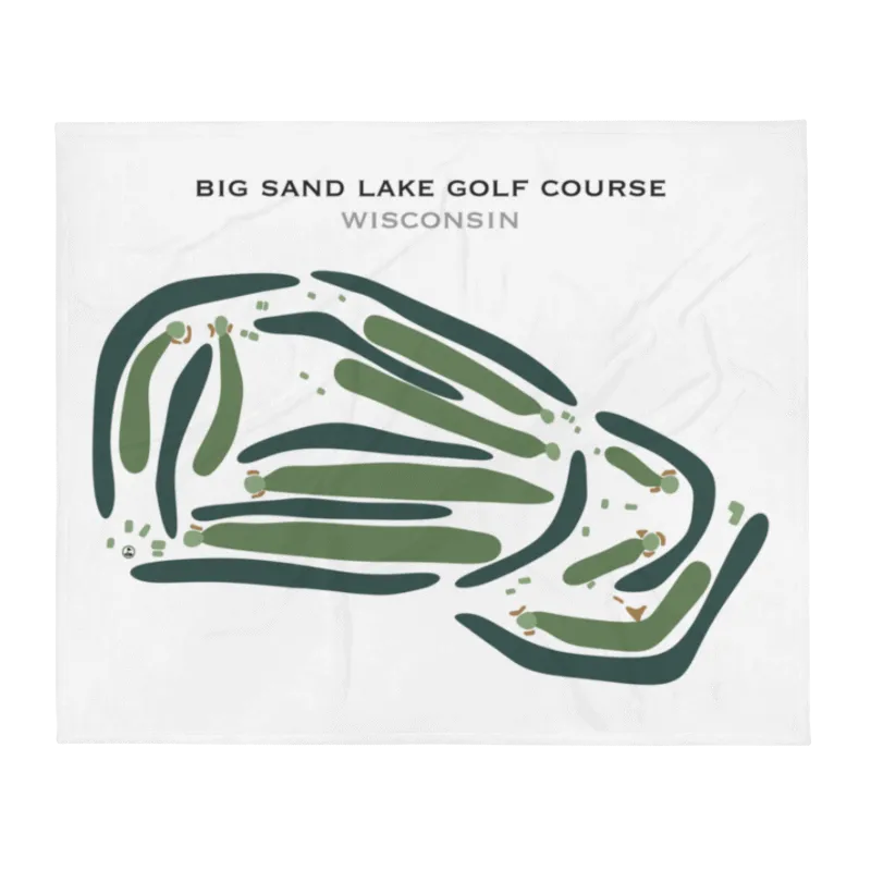 Big Sand Lake Golf Course, Wisconsin - Printed Golf Course