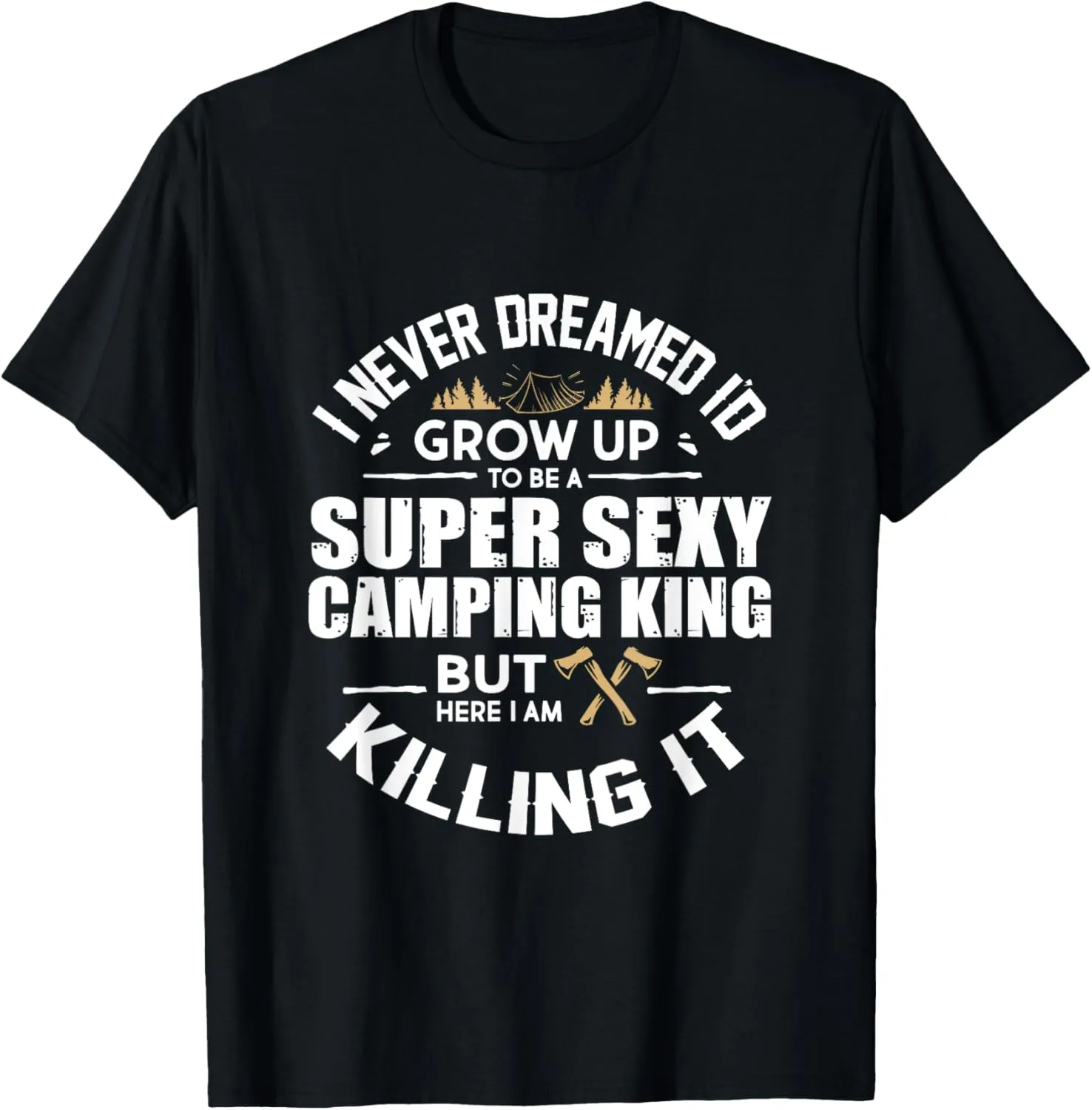 Camping Men Camper RV Camping Vacation Camping Dad T-Shirt