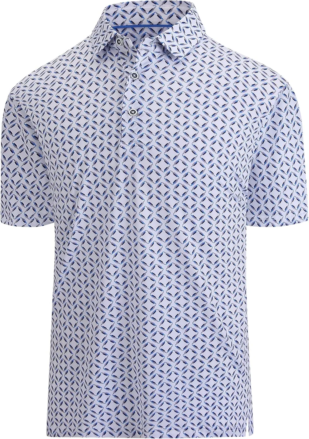 Damipow Premium Golf Shirts for Men Dry Fit Performance Polo Short Sleeve Collared Shirt