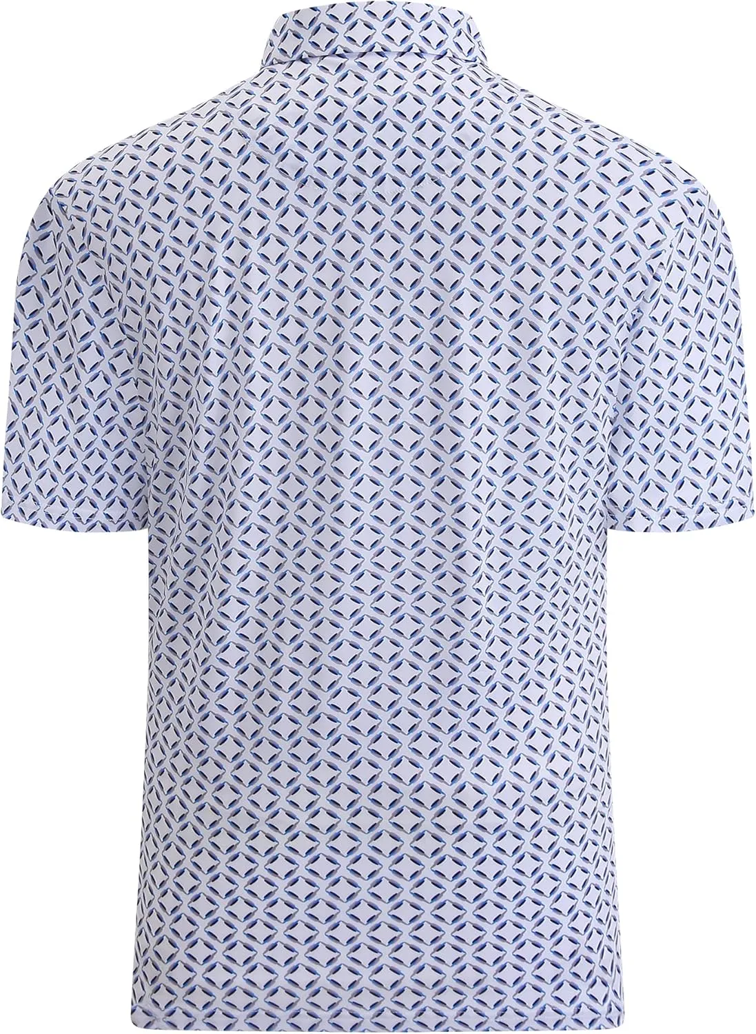 Damipow Premium Golf Shirts for Men Dry Fit Performance Polo Short Sleeve Collared Shirt