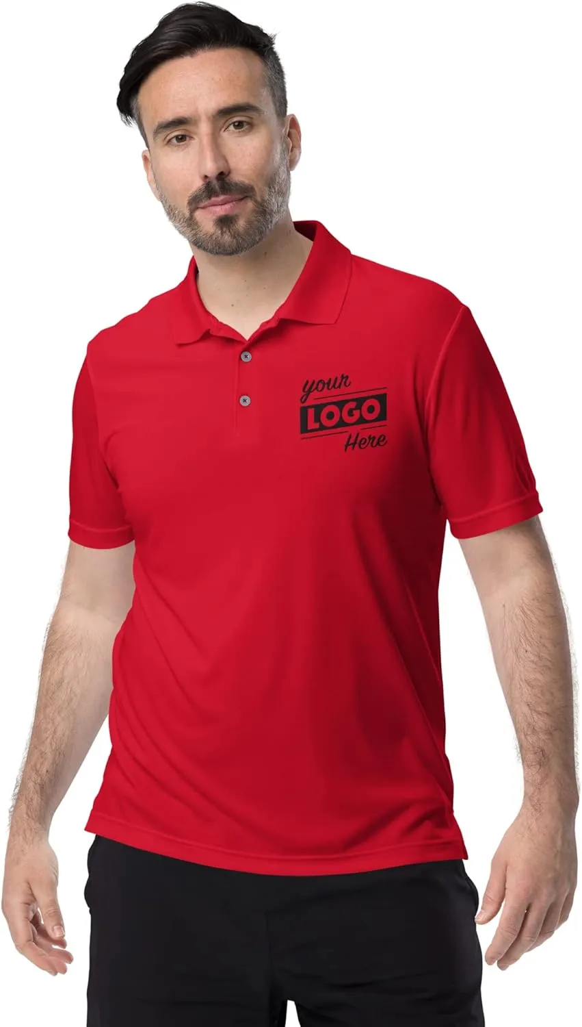 Embroidered Logo | Custom Personalized Polo Shirt for Men & Women, Short Sleeve Sports Golf Tennis T-Shirt