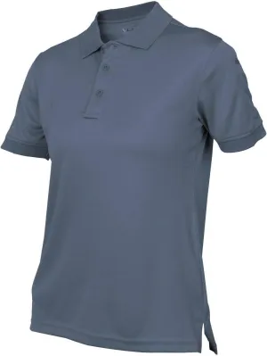 LAPG Women's Recon Jersey Short Sleeve Polo Shirt, Anti-Wrinkle Moisture Wicking Tactical Polo Shirt for Women