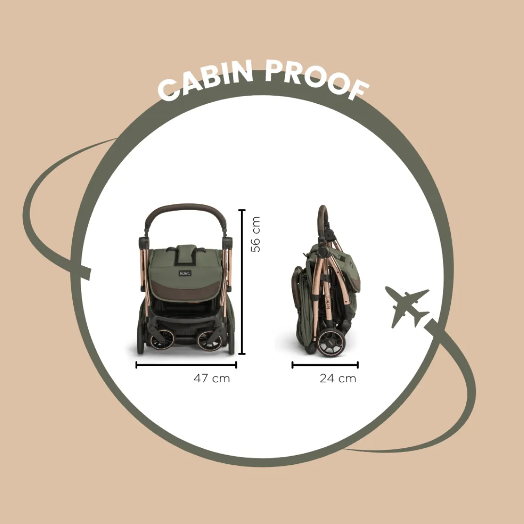 Leclerc Baby Influencer XL  Stroller Army Green