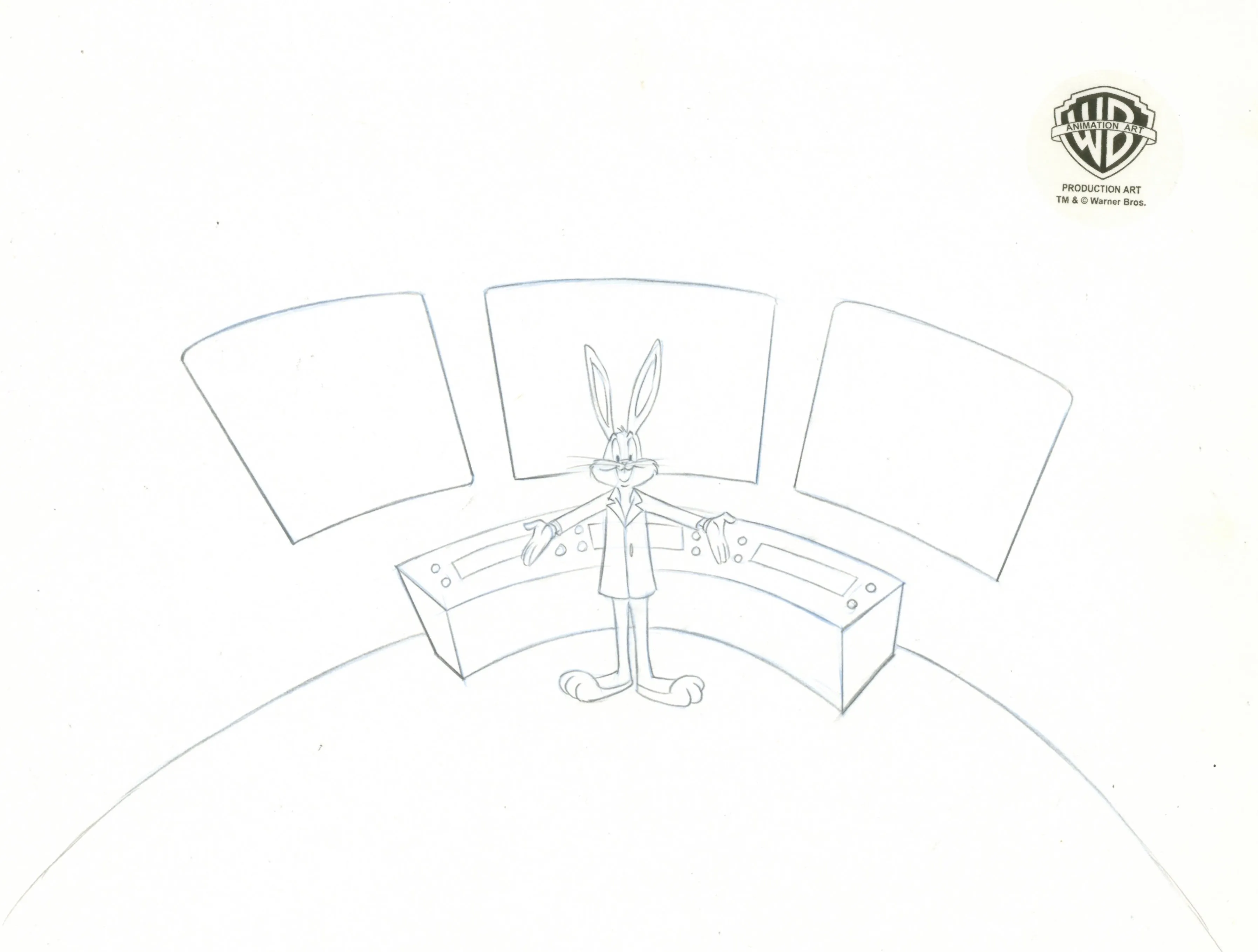 Looney Tunes Original Production Drawing Bugs Bunny