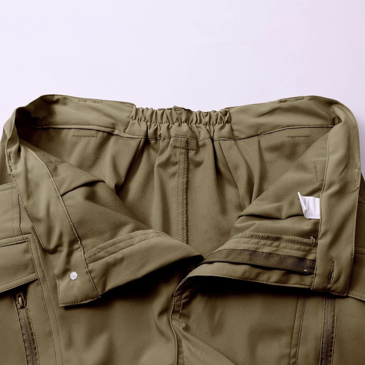 Tactical Pants for Men Lightweight Stretch Hiking Cargo Pants Outdoor Waterproof Ripstop Pant with Multi Pockets