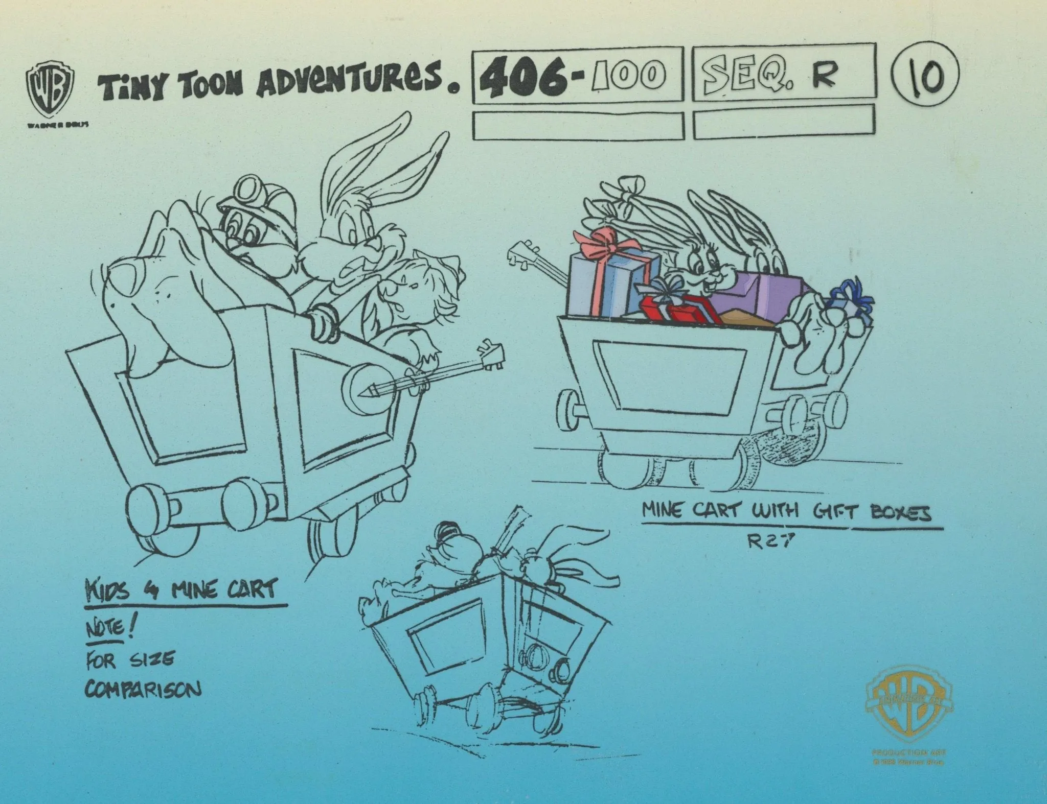 Tiny Toons Color Call Out Set: Babs and Buster Bunny